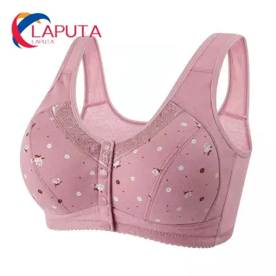 One Shoulder Bras for Women Decoration Front Button Push Up No Steel Ring  Breathable Bra Shoulder No Show Sports : : Clothing, Shoes 