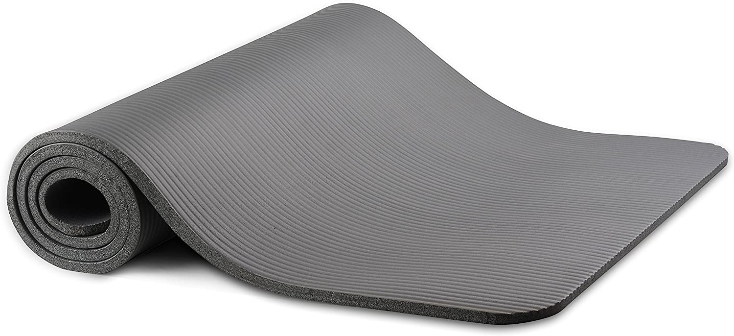 YOGA MAT NBR METERIAL 10MM THICKNESS (SIZE 2X6 Feet) Daraz.pk