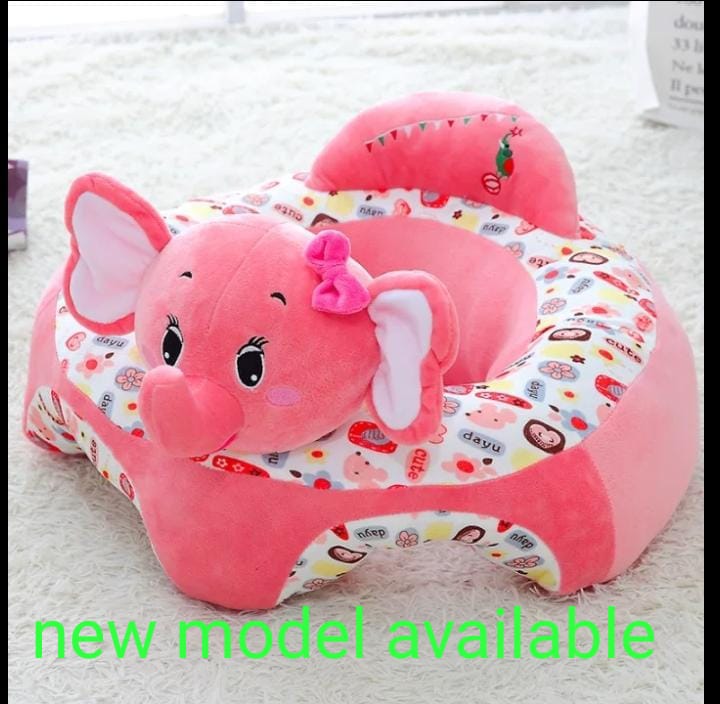 BabyPink Elephant Seats Sofa Plush Support Seat Learning To Sit Baby Plush Toys