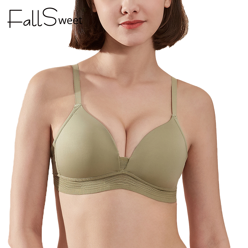 FallSweet Seamless Bras for Women Push Up Bras No Wire Comfort