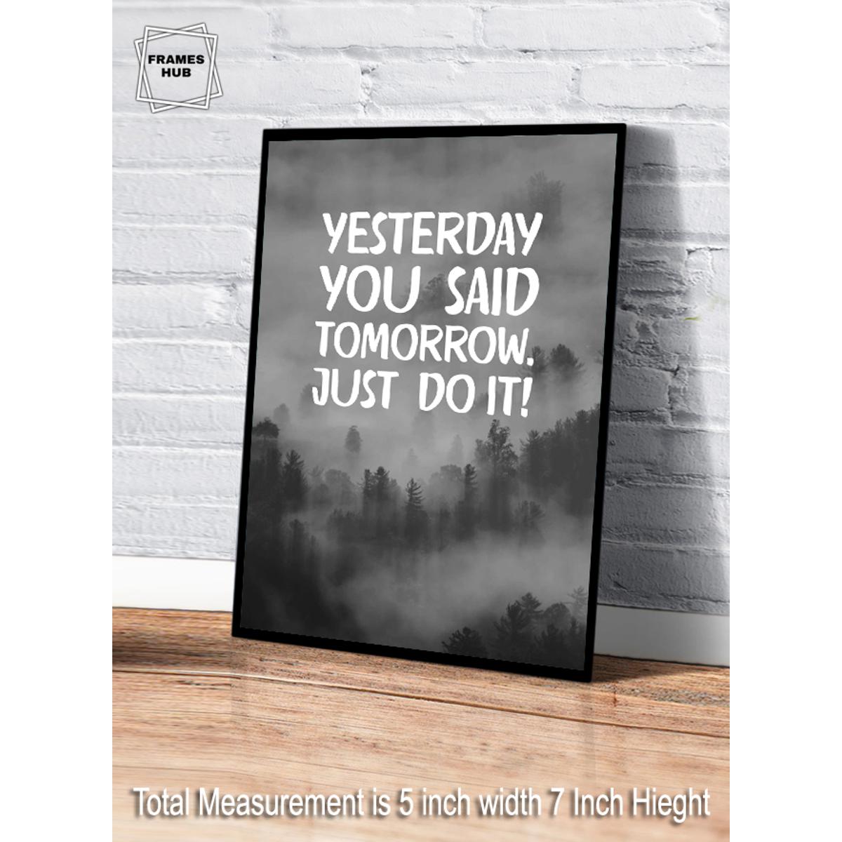 Photo Frame Motivational Quotes Frame 5x7 Decoration For Home Decore Wall Decor Room Decorated Lamination Photo Frames for Wall Hanging, Pictures Frames 1501 - 1600 - Frames Hub