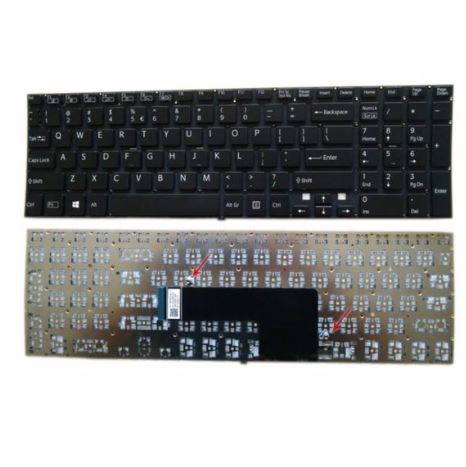 Touche De Clavier Pour Sony Vaio VSF152C29M - Occasion En Très Bon état, Couleur Blanc, Disposition AZERTY, Référence 49HK9KBN000 !