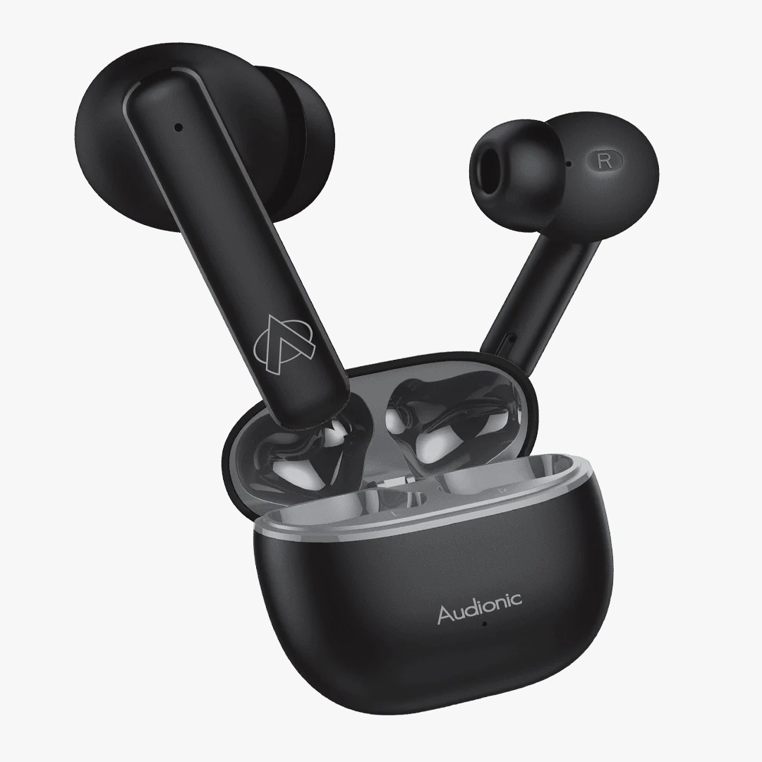 Audionic Airbud Signature S650 Quad Mic, ENC Wireless Earbuds, Gaming