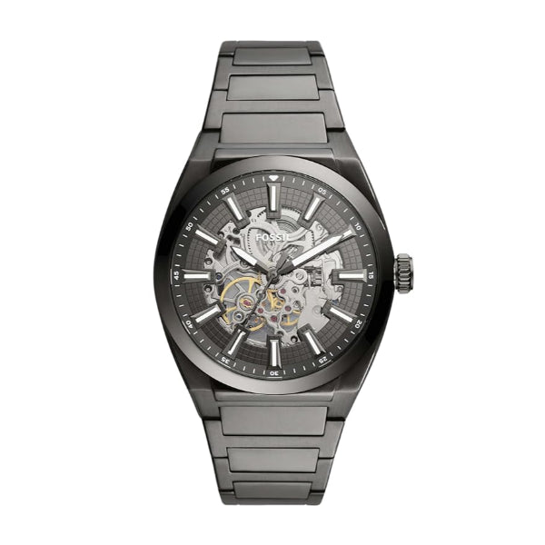 Fossil Everett Grey Stainless Steel Grey Dial Automatic Watch for Gents ME3206 Daraz.pk