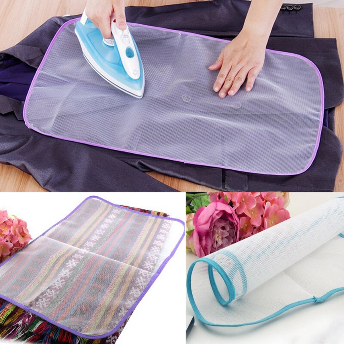 2 Pack Ironing Scorch Mesh Cloth Protective, Cloth Scorch-Saving Ironing Protector