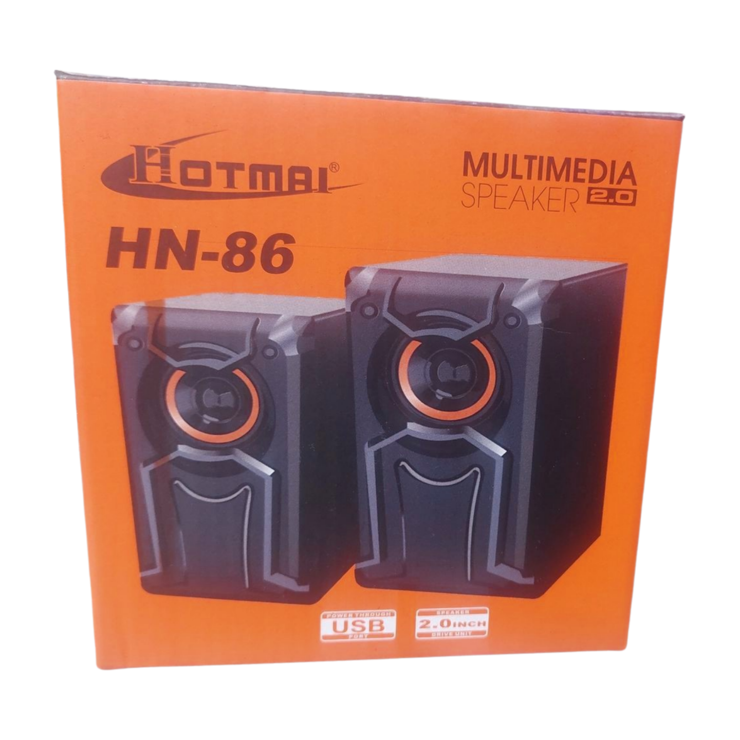 HOTMAI HN-86 Multimedia Speaker 2.0 Inch High Sound Quality For Laptop / Pc / Led / Lcd Set of 2 Pair