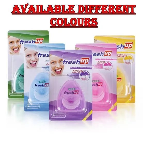 Dental Floss 50m Original Fresh Up Brand Mint Flavor Dental Floss Nylon Oral Hygiene Kit Dental Health Care Replaceable