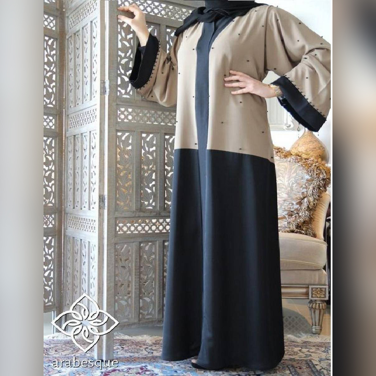 double abaya style
