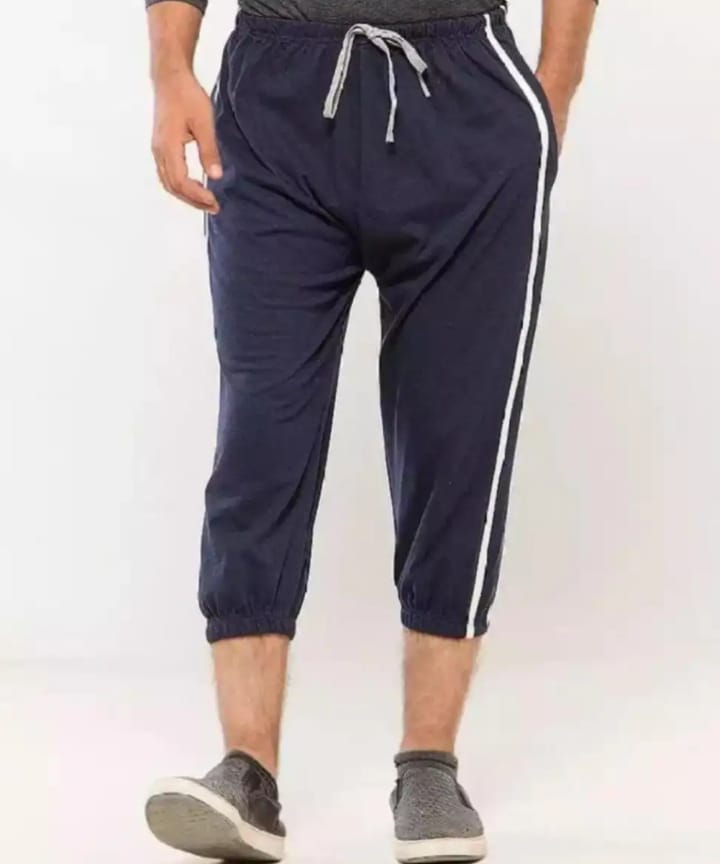 TF Clothing | Summer Cotton Jersey | Quarter Shorts For Men | Double Sided Two Strips |