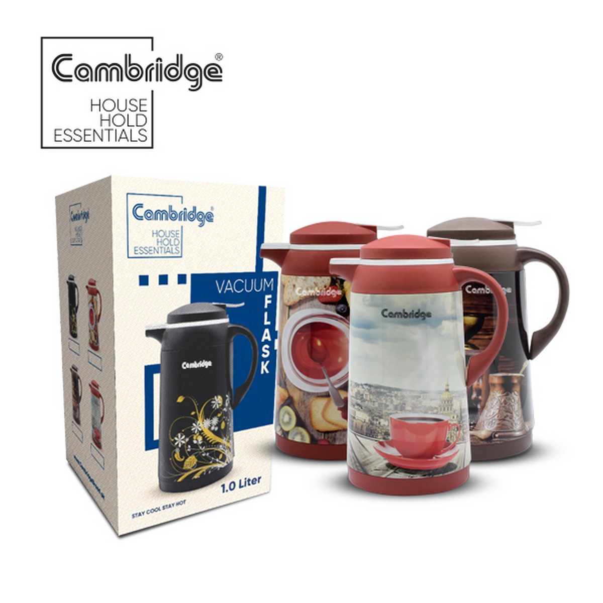Cambridge Vf01-ms Cambridge Thermos Jug - Hot & Cool Multi Design