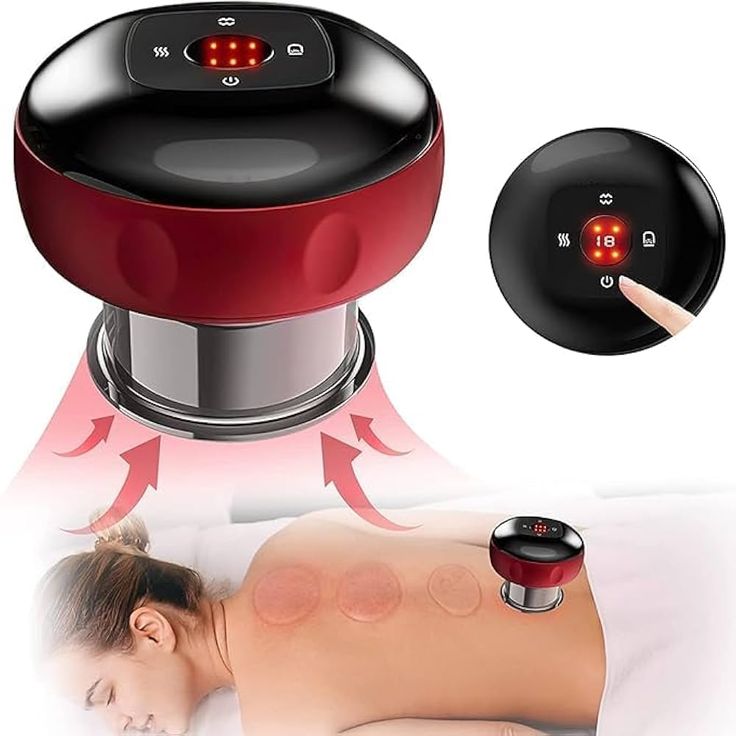 Rechargeable Electric Vacuum Cupping Massager – Anti Cellulite Slimming, Wireless Guasha Scraping & Magnet Therapy Body Fat Burner Hijama Cup