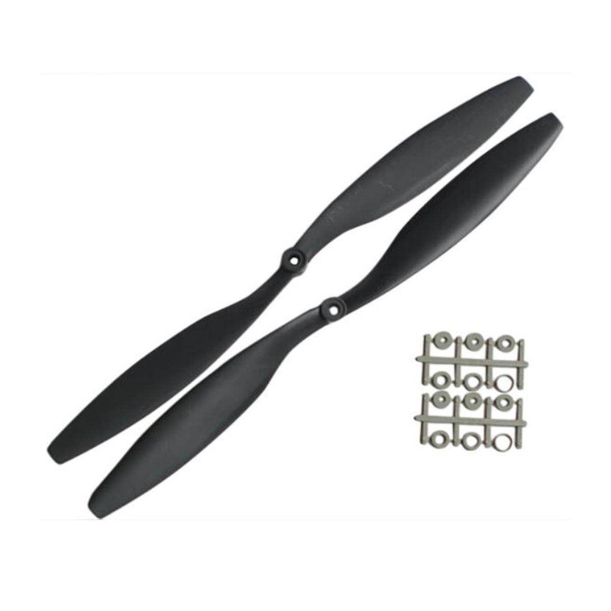 1Pair of CW+CCW ABS 1245 Propeller 12x4.5 12 inches props blade