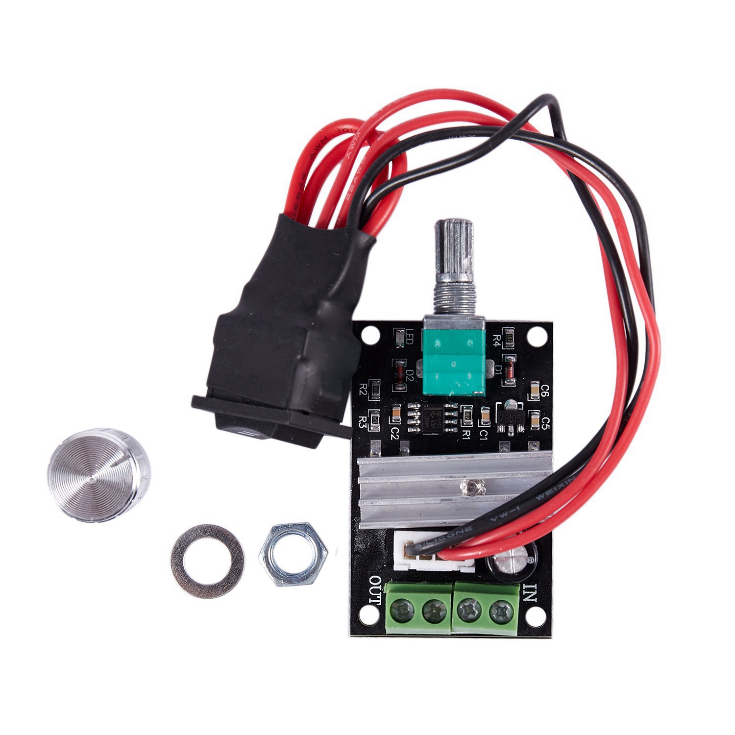 SRIWEN 6V 12V 24V 3A PWM DC Motor Speed Controller Forward Reverse Switch  Control 1203B: Buy Online at Best Prices in Pakistan | Daraz.pk