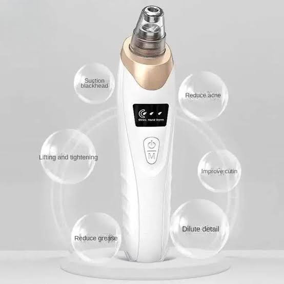 5-in-1 Electric Blackhead Remover Vacuum Suction Face Pore Cleaner Machine | Acne, Whitehead & Blackhead Removal Tool | Deep Pore Cleansing Oil Remover | USB Rechargeable Facial Skin Care Device