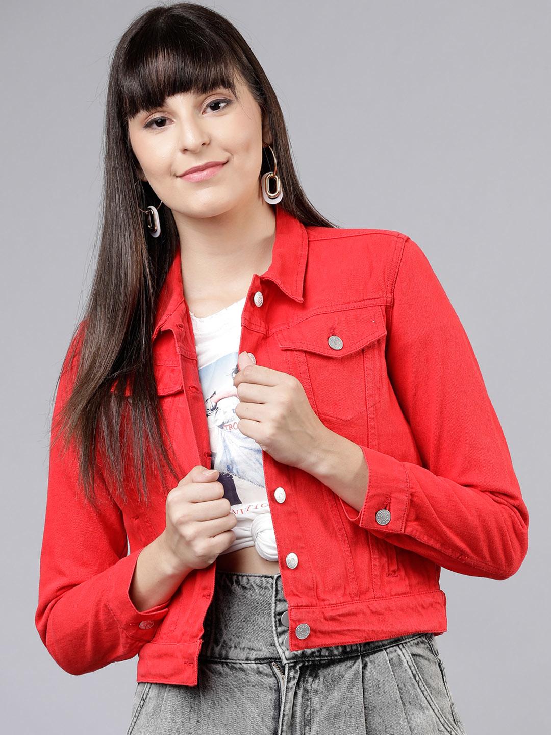 Denim Jeans Jacket For Women Dark Blue