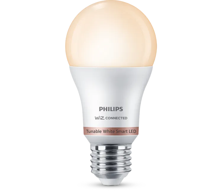 Philips WiZ Wi-Fi Smart LED Bulb, 60W E27, Tunable White