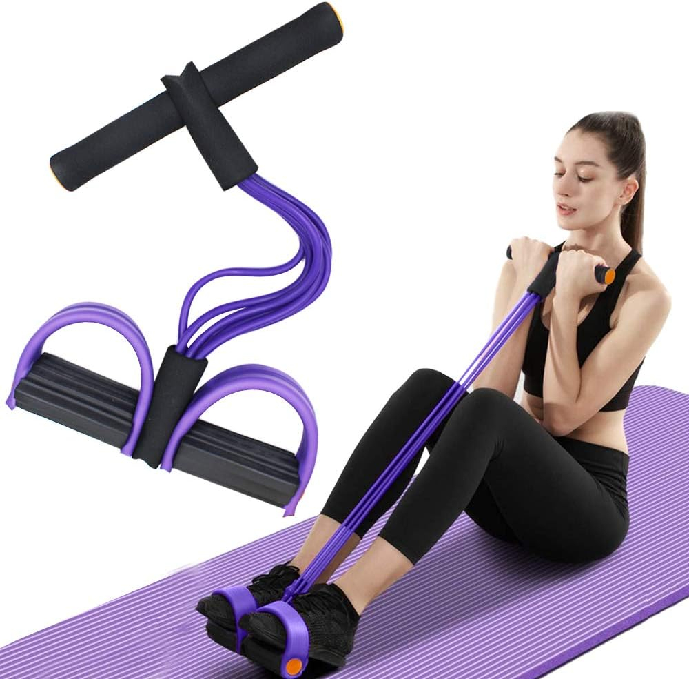 Pull Reducer Resistance Training Bands Tummy Trimmer Bally Fat Burner Body Exerciser Weight Loss Home Gym Home Workout Arm Muscle Builder Double Body Trimmer Pedal Exerciser At Home Yoga Exercise Arm Exercise Tummy Body Fat Cutter Building Training Unisex