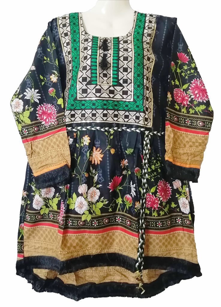 gala daman frock design