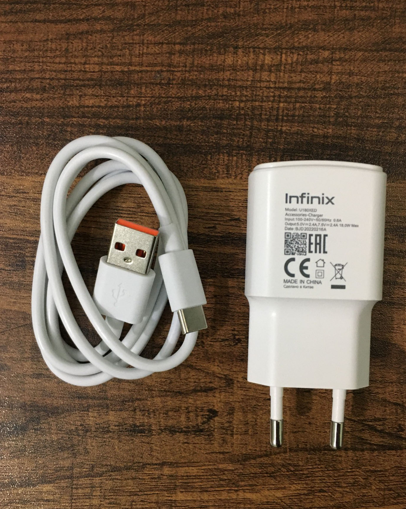 infinix 18 watt charger price