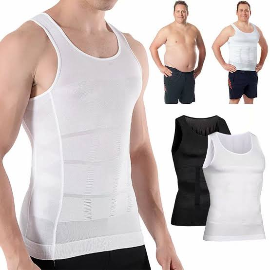 Men Body Shaper Compression Vest | Slimming Tummy Control Shirt for Men | Chest & Waist Shaper | Slim Fit Body Shaping Undershirt | Comfortable Compression Tank Top