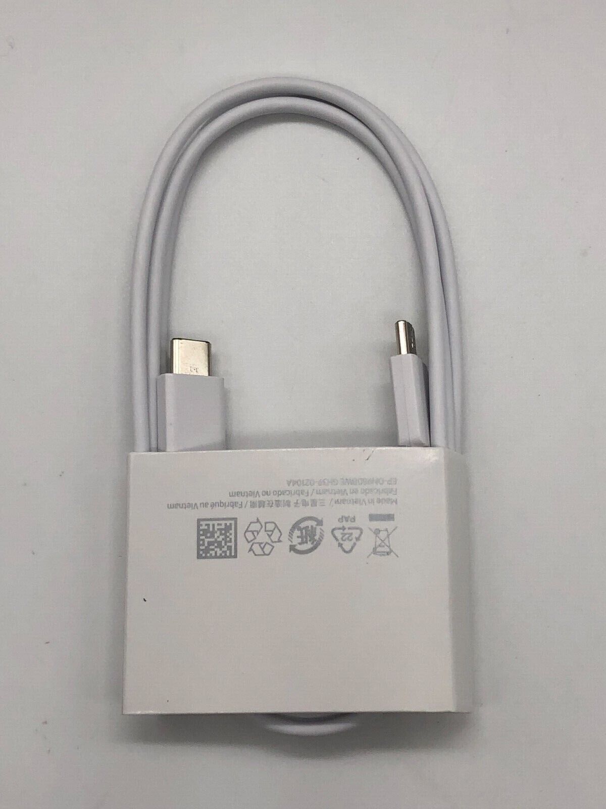100% Original Samsung Galaxy Cable Dual Type C To Type C Super Fast Charging 35W / 25W / 15W  3A For Galaxy S22 5g S21 Ultra S20 Note 20 10 A71 A32