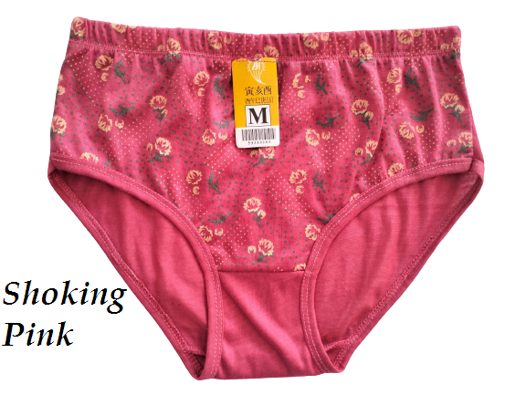 Pack of 5 Multi-Color Women's Cotton Panties, Soft & Durable
