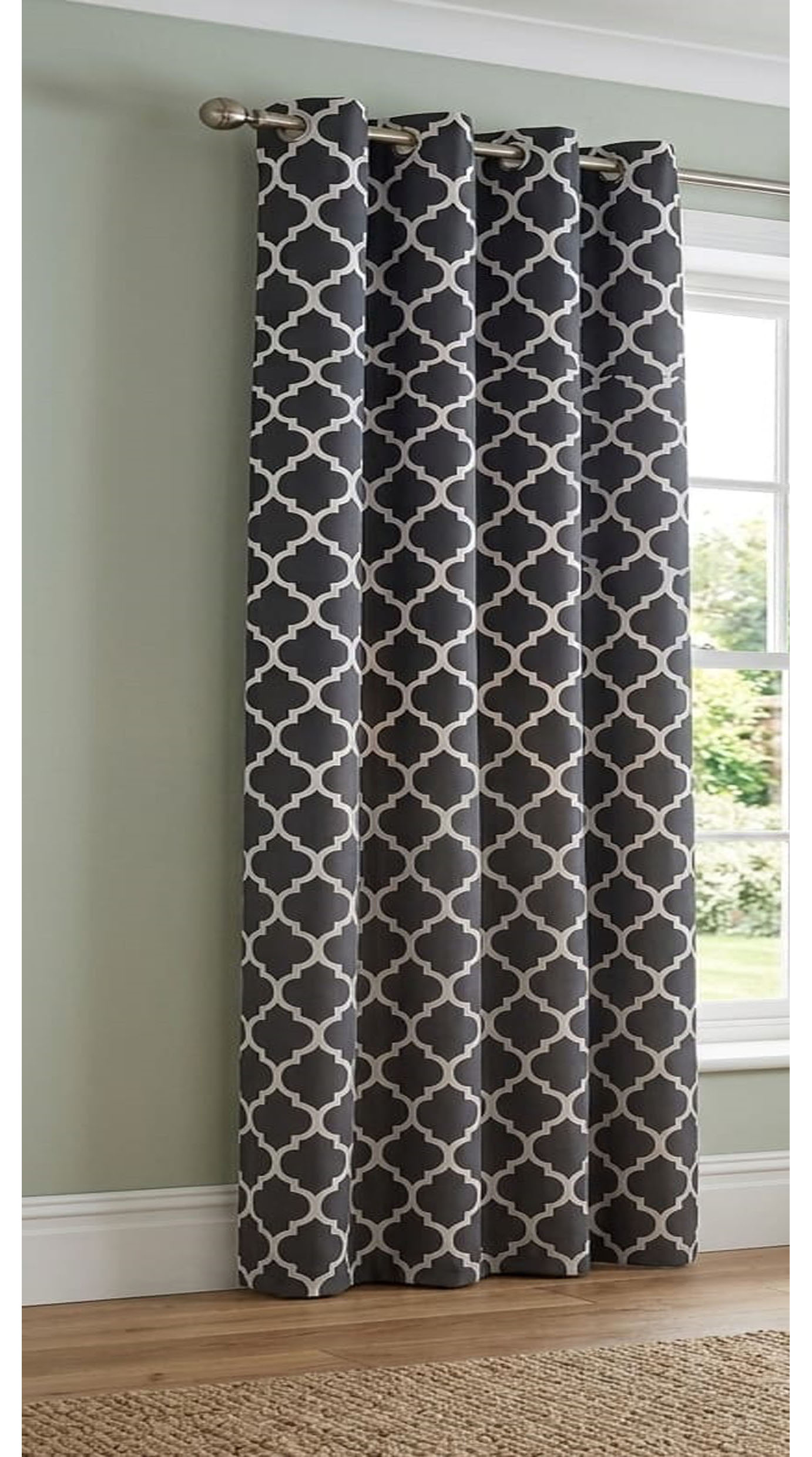 Sunblock Blackout Curtains - Light Blocking Curtain Single Panel - 1 Piece 6.5ft x 7.5ft