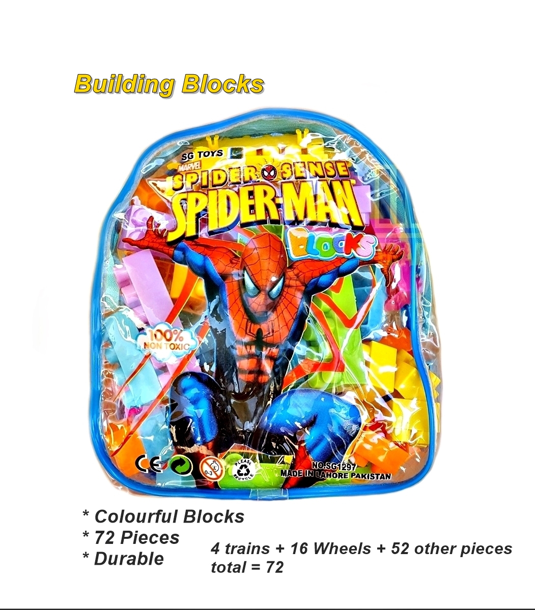 Blocks Pack 72 Educational Toy for Kids