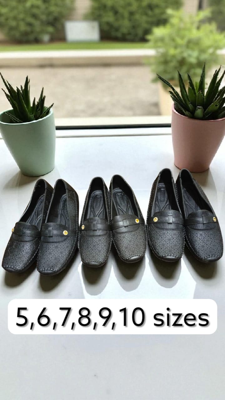 High Quality Light Weight Soft Nylon Rubber Shoes for Ladies