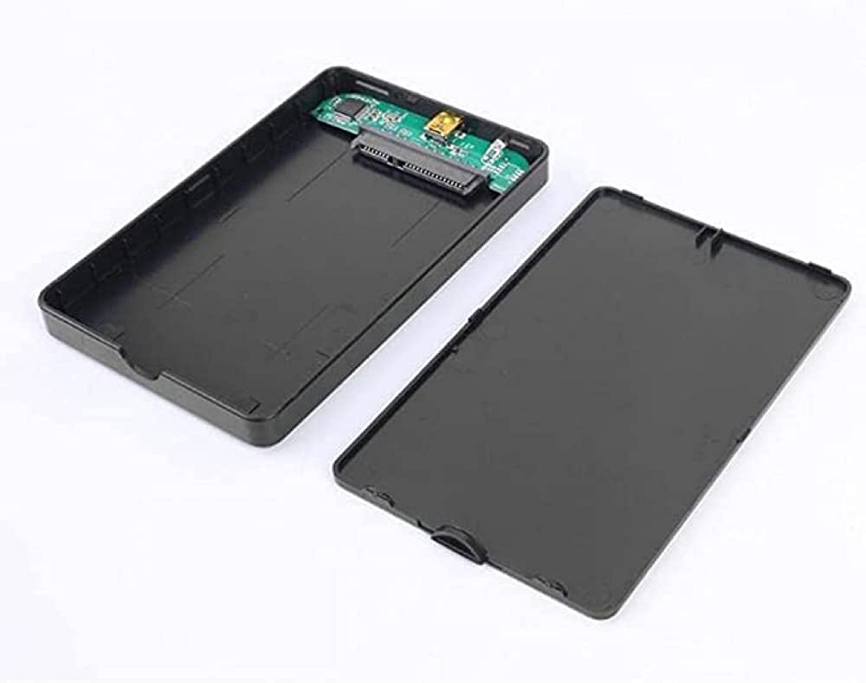 Super Slim 2.5 Inch HDD Enclosure USB 2.0 Plastic Body Hard Disk Case For SSD Disk Case HDD Box USB 2.0 HD External HDD Enclosure