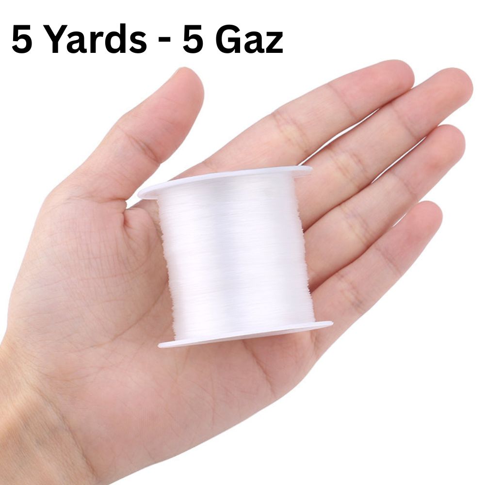 5/10/20/50/100 Stretchable Thread For Jewlery Making Nylon Thread For Bracelet Making Elastic String For Beading Jewelry Cord, Elastic Bracelet Rope Crystal Beading Cords, for Jewelry Making Beading Thread Elastic String Cord