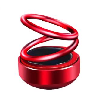 Car Dashboard Ring Decoration BLUE  solar power autorotation