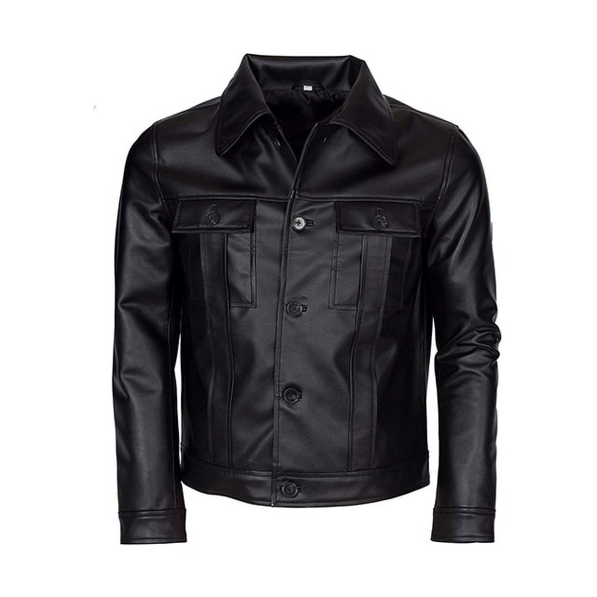 elvis black leather jacket
