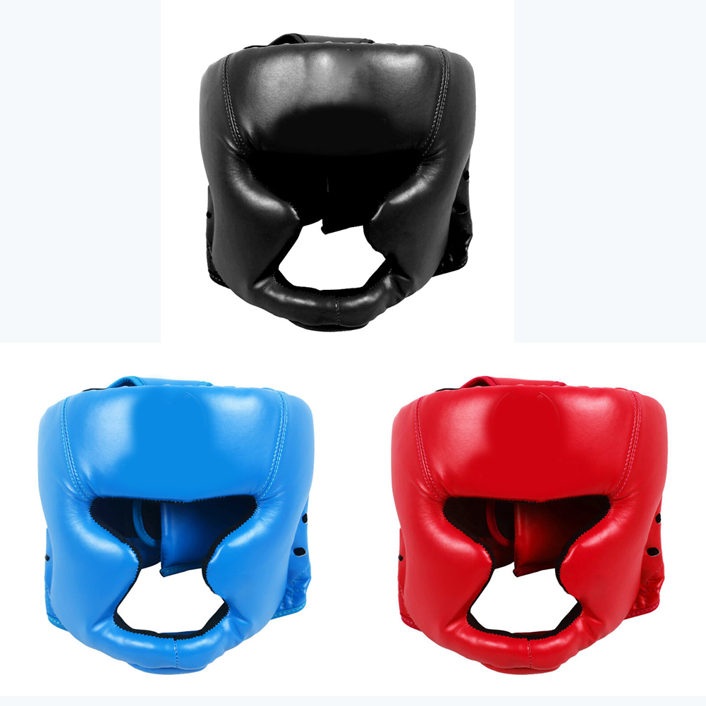 Boxing Head Guard Helmet Face Protector , Training MMA Martial Art