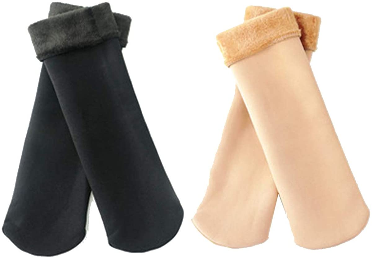 Ladies Wool Socks for Winter - Thermal, Soft Velvet Boots, Warm and Comfortable