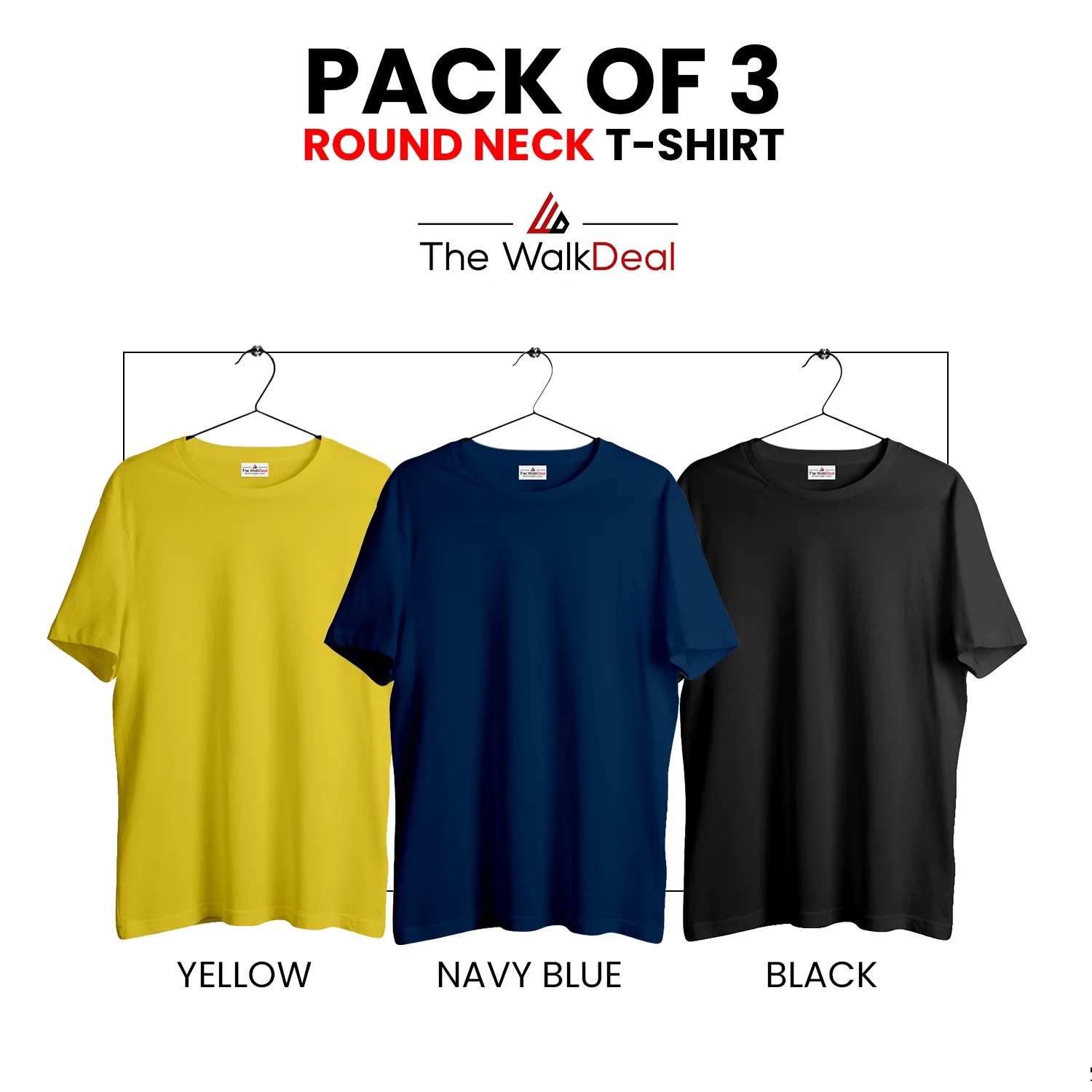 Pack Of 3  Short Sleeve Tshirt for men Casual Comfort, Regular Fit, Perfect for Summer and Casual Occasions Summer T Shirt For Men
