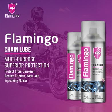 Flamingo High-Quality Bike Chain Lube Spray - 220ml Multipurpose Motorcycle Chain Lubricant
