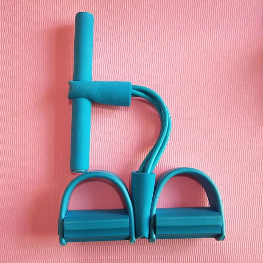 Resistance Band Multi Function Tension Rope Fiess Bands 4-Tube Elastic Yoga Pedal Puller For Sports Exercises At Gym