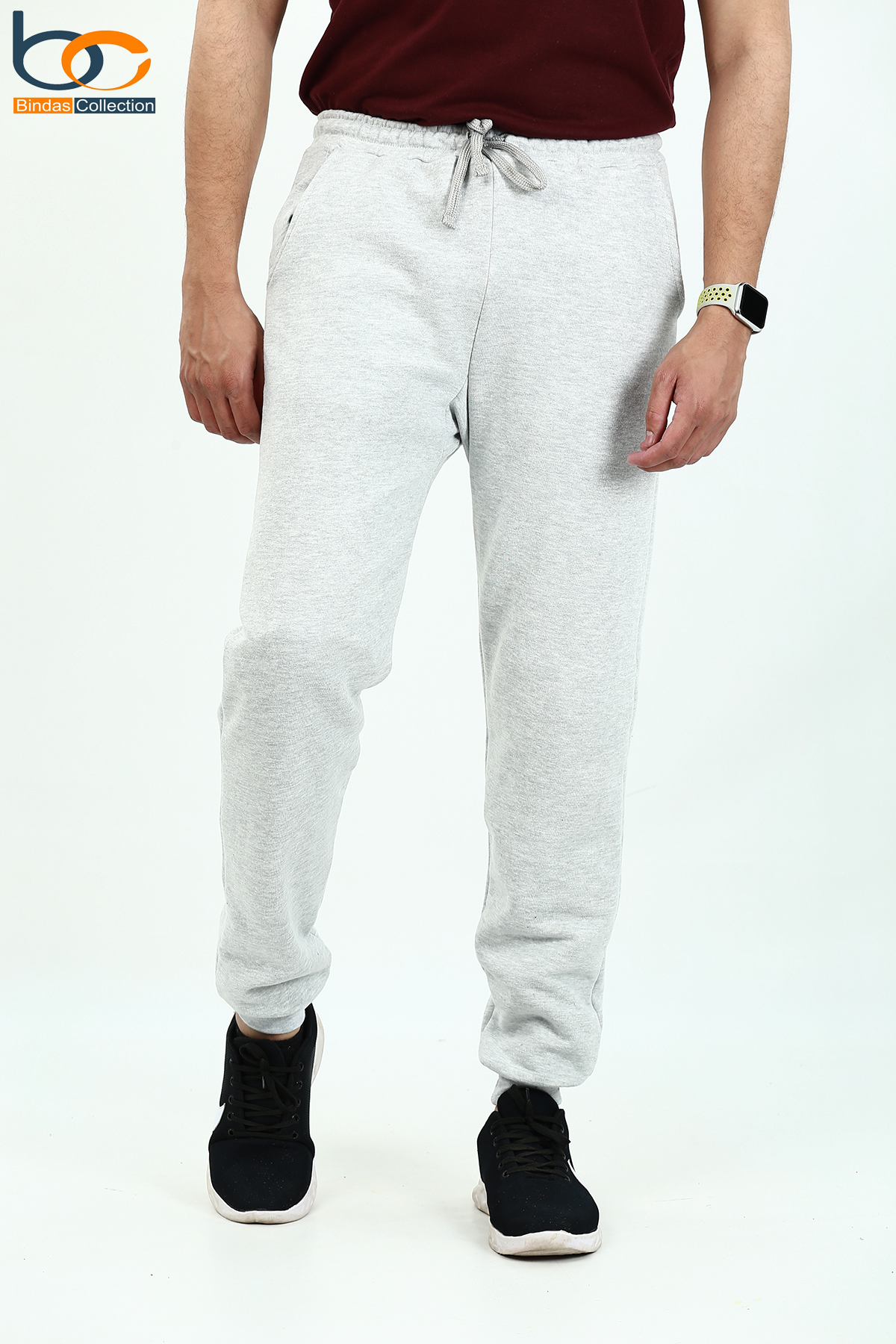 Bindas Collection French Terry Summer Jogger Pant For Men French Terry Trouser For Men