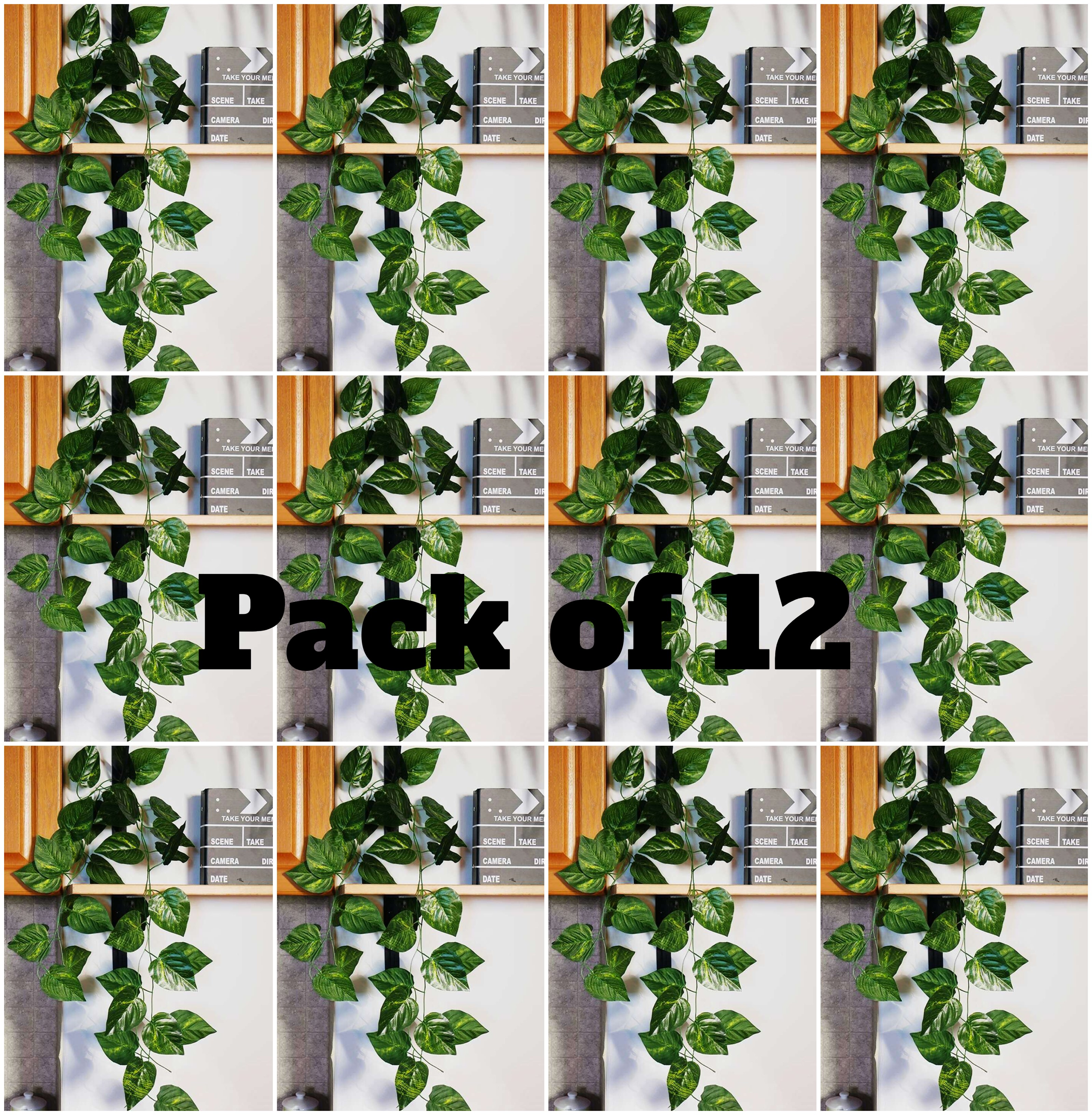 7 Feet Long Artificial Money Plant Leaf Bail Garland For Home, Office, Room Decoration