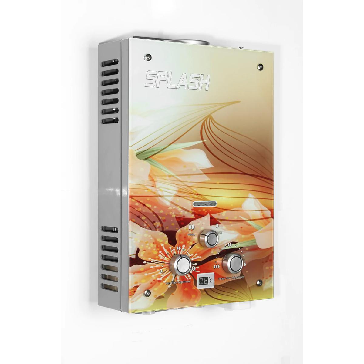 Sogo by Splash Instant Water Heater Geyser 6 Liters Imported - Natural Gas  Geyser - 6 Ltr