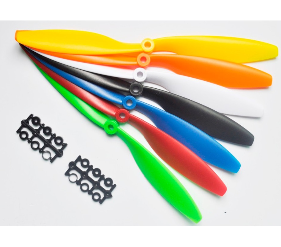 Green 1045 Multiaxial ABS blade propellers pair