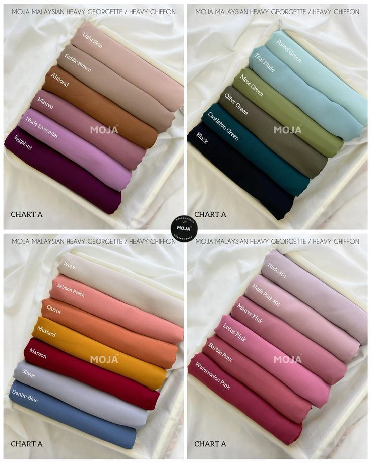 2 HIJAB SET Chiffon Scarf for Women – Plain Hijab, Solid Color Wrap, Lightweight Muslim Headscarf & Fashion Shawl for Everyday Wear