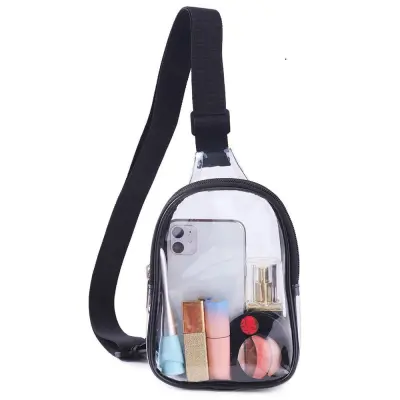 Transparent chest online bag