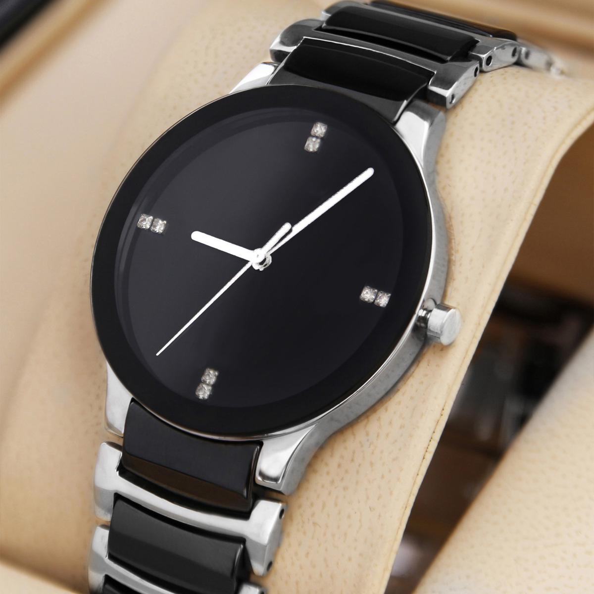 Latest Stylish Watch For Man Luxury Classy Men's Stainless Steel Wrist Watch