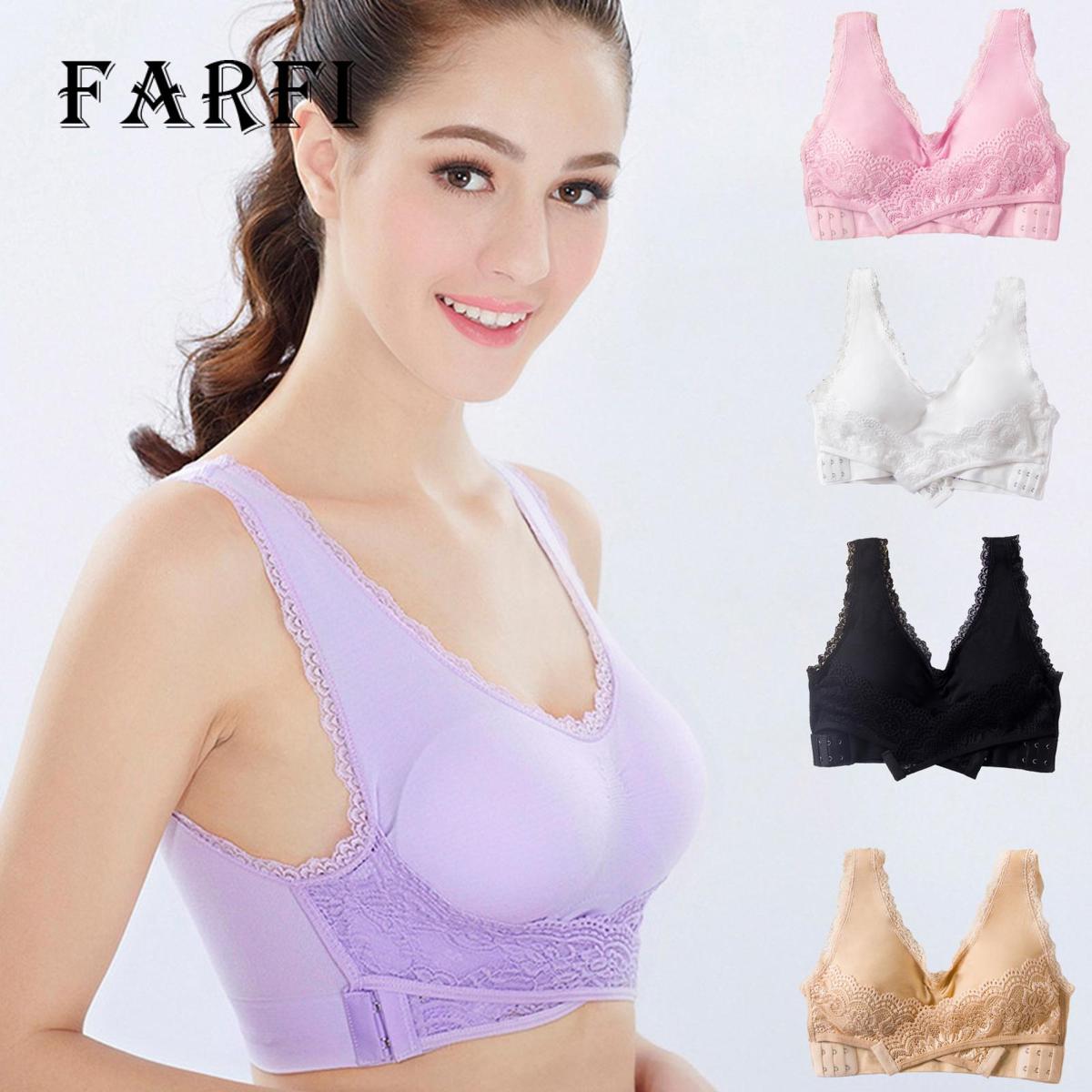 Wireless Bra Comfortable Lace Plus Size Seamless Push Up Padded Sports Bra  for Women Anti-snagging Breathable Underwear Seamless Bra