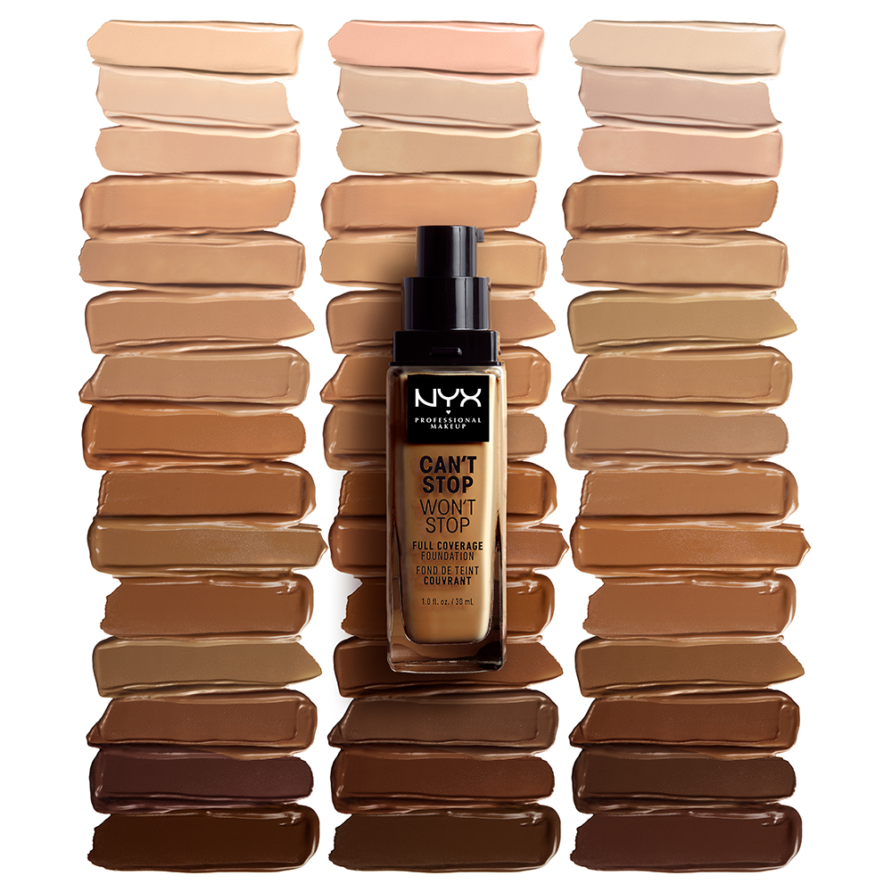 NYX Cosmetics Can't Stop Won't Stop 24HR Full Coverage Liquid Foundation - Medium Olive