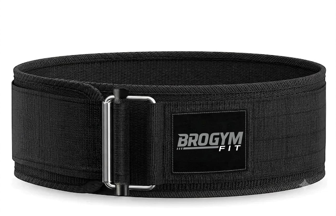 BROGYM FIT Weight Lifting Belt for Gym | Premium Weightlifting Belt for Functional Fitness, Powerlifting & Olympic Lifting | Heavy Duty Lifting Support Belt for Men & Women | Deadlift & Squat Training Belt