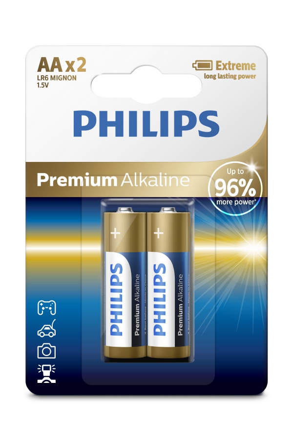 Philips 2aa Blister Premium Alkaline