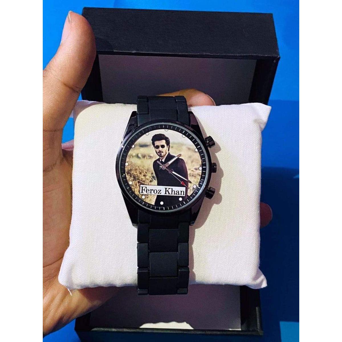 Customized Black Matt Chain Watch For Boys - Latest Fashion Premium Watches For Boys